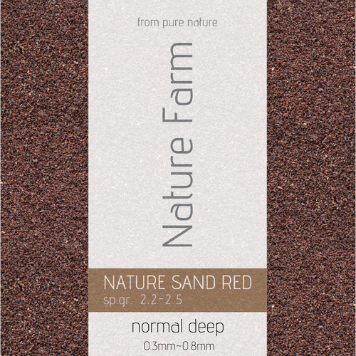 Nature Sand RED normal deep 2kg / 네이쳐 샌드 레드 노멀 딥 2kg(0.3mm~0.8mm)