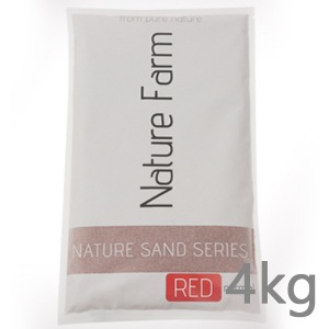Nature Sand RED normal 4kg / 네이쳐 샌드 레드 노멀 4kg(0.3mm~0.8mm)