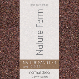 Nature Sand RED normal deep 4kg / 네이쳐 샌드 레드 노멀 딥 4kg(0.3mm~0.8mm)
