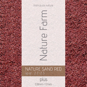 Nature Sand RED plus 9kg / 네이쳐 샌드 샌드 레드 플러스 9kg(0.8mm~1.2mm)
