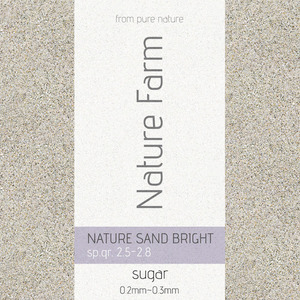 Nature Sand BRIGHT sugar 6.5kg / 네이쳐 샌드 브라이트 슈가 6.5kg(0.2mm~0.3mm)
